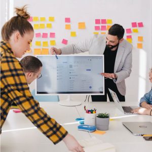 Modern tax planning workspace
